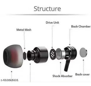 Black Wired Earphones