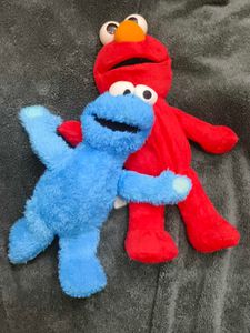 Elmo &amp; Cookie Monster Plush Toys