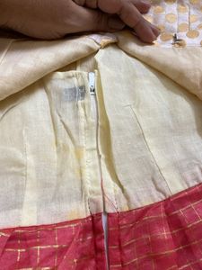 Organza Silk Pavadai Set For Girls