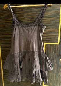 Ruffle Skater Dress looks cute on you