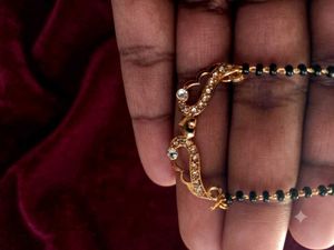 Elegant Gold Diamond Mangalsutra