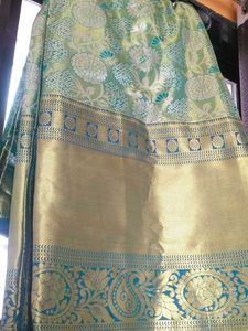 Beautiful Green Silk Saree
