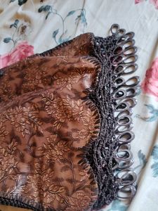 Boho Floral Embossed Shoulder Bag