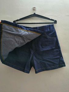 Denim Skort