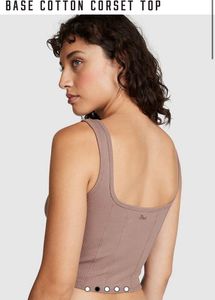 Ribbed Corset Tank Top