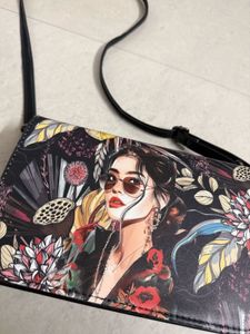 Artistic Portrait Crossbody Bag