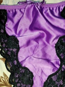 Purple Lace Thong