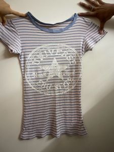 Y2K striped top