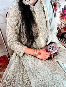Elegant Embroidered Anarkali Gown😍