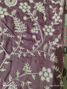 Elegant Purple Embroidered Kurta