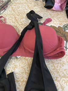Bikini Tops - Pink &amp; Black