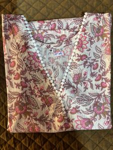 set of two Floral Kurtis with free shipping