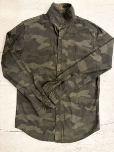 Men's Camo Button-Down Shirt