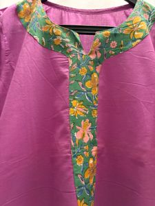 Floral Print Kurta