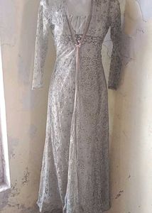 Elegant Embroidered Ethnic Gown