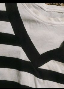 Zebra stripe crop top