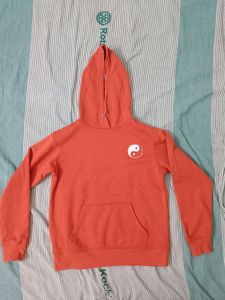Orange Yin Yang Hoodie size(M)
