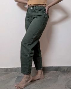 Green Denim Jeans