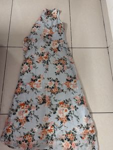 Floral Ruffle Maxi Dress