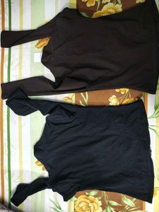 Bundle: Black &amp; Brown Zip-Up Jackets