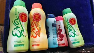 Eva Perfumed Talc Lotions - Set of 5