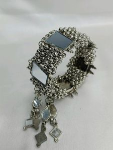 Stylish latest trendy fashionable mirror work brac