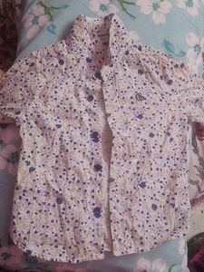 kid's Floral Print Shirt