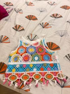 Boho Crochet Halter Top