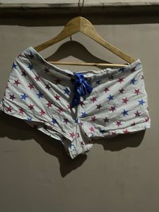 Cute Star Print Pajama Shorts