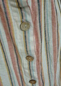 Striped Front Tie Dress