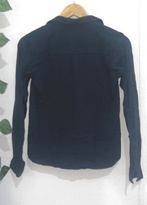 Classic Navyblue  Long Sleeve Button-Up Shirt