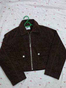 Stylish Brown Cropped Jacket for women