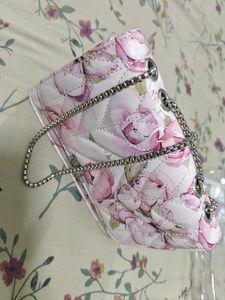 Unused Lino Perros Floral Sling Bag
