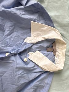 H&amp;M Classic Blue &amp; White Button-Up Shirt