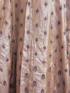 Elegant Beige Kurta Set with Purple Patiala