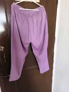 Kalini Brand -Embroidered Lavender Cotton Kurta