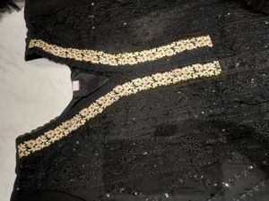 Elegant Black Kurta Set with Dupatta