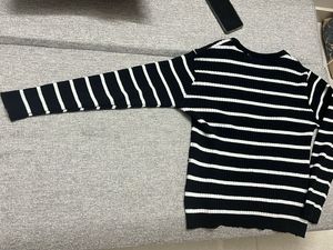 Striped Knit full sleeves Top