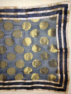 Elegantand heavy Banarasi Blue Dupatta