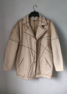 Baggy Beige&amp; Brown Coat