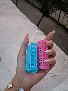 Mini hair rollers set (2 piece)