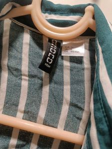 Striped Button-Down Shirt