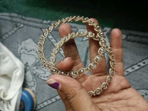 Elegant Crystal Bangles - Set of 2