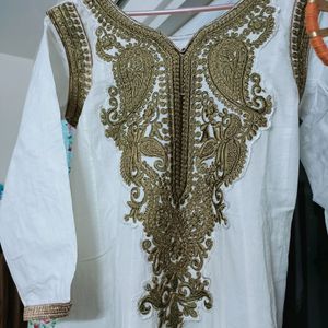 Embroidered Cotton Kurti