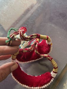 Elegant Gold Plated Kundan Bajubandh
