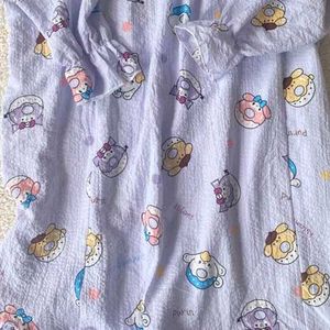 Cute Donut Sanrio Theme nighty