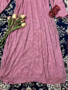 pink heavy pakistani suit🌷