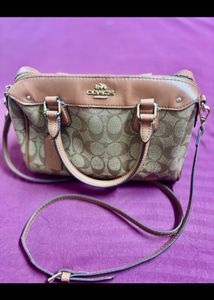 Coach Monogram Shoulder Bag