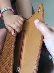 Woven Clutch Bag