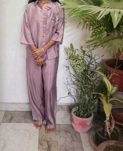 Elegant Lavender Cord Set